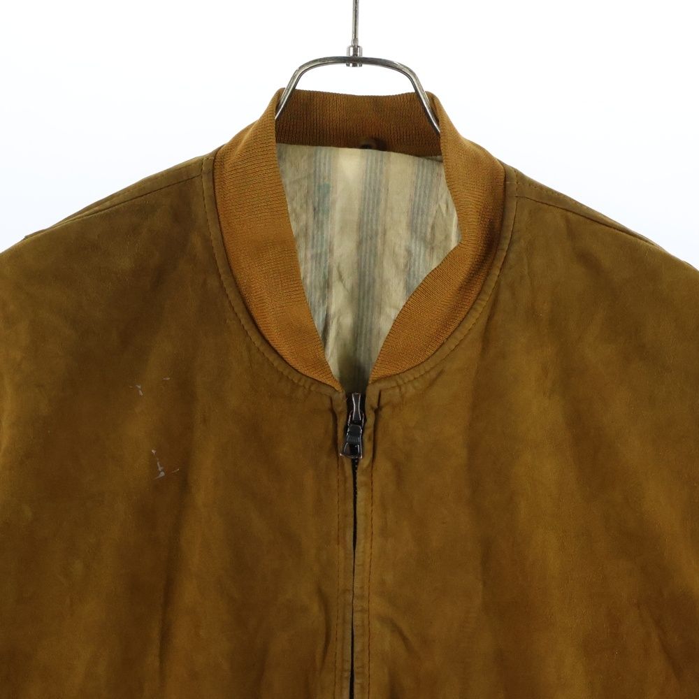 HUGO BOSS (ヒューゴボス) 00s スウェード ボンバージャケット