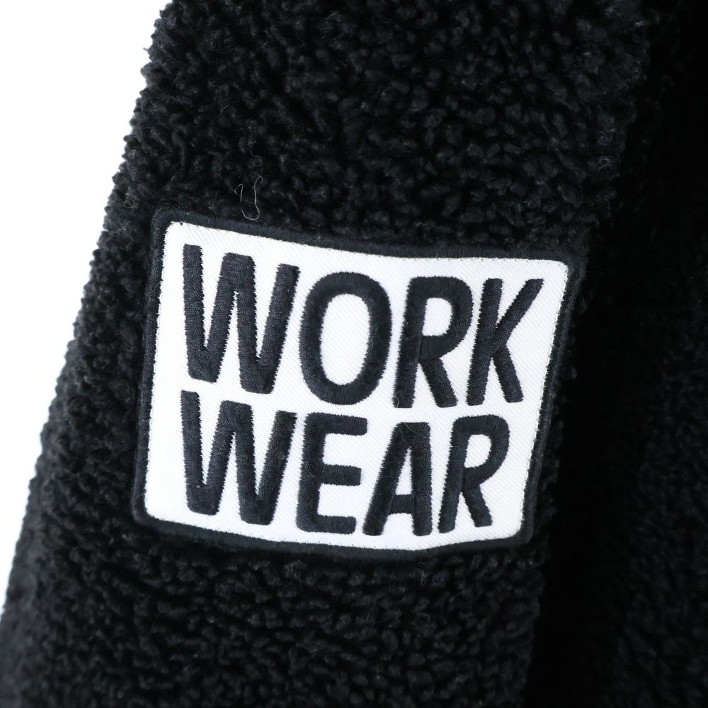 HERON PRESTON (ヘロンプレストン) アームパッチ ジップアップボア