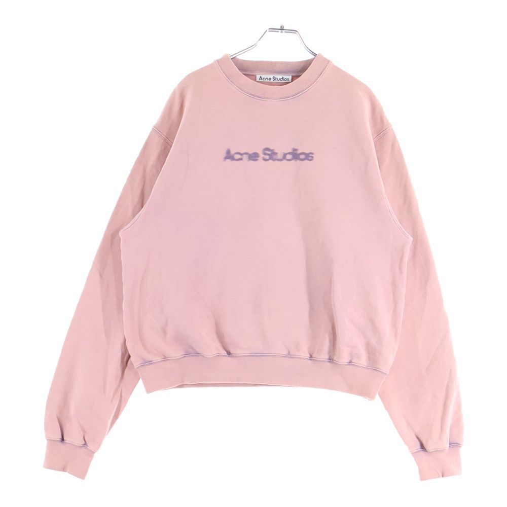 Acne Studios アクネ ストゥディオズ Sweatshirt クルーネックスウェットトレーナー ピンク AI 0141