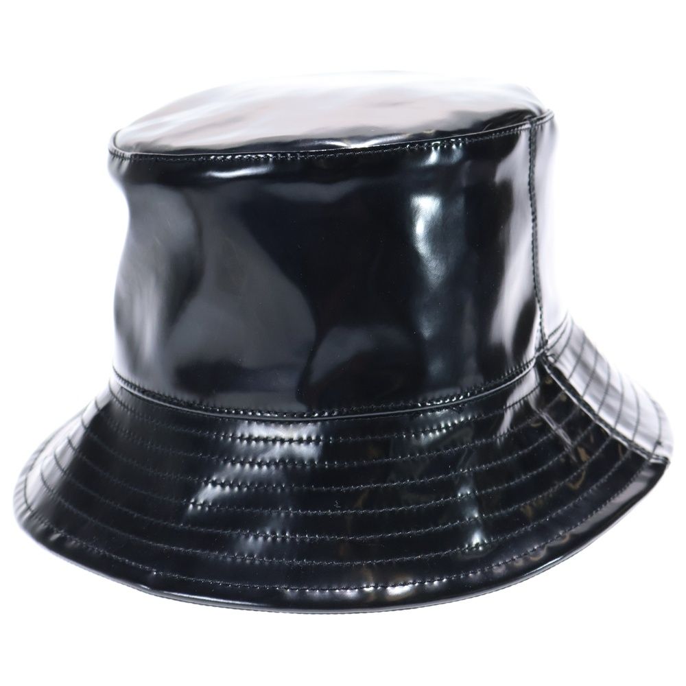 adidas (アディダス) ×IVY PARK アイビーパーク パテント素材 バケットハット 帽子 ブラック IV7882