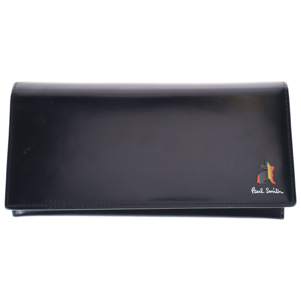 Paul Smith ポールスミス マーケトリーストライプ ラビット 二つ折り財布 ブラック