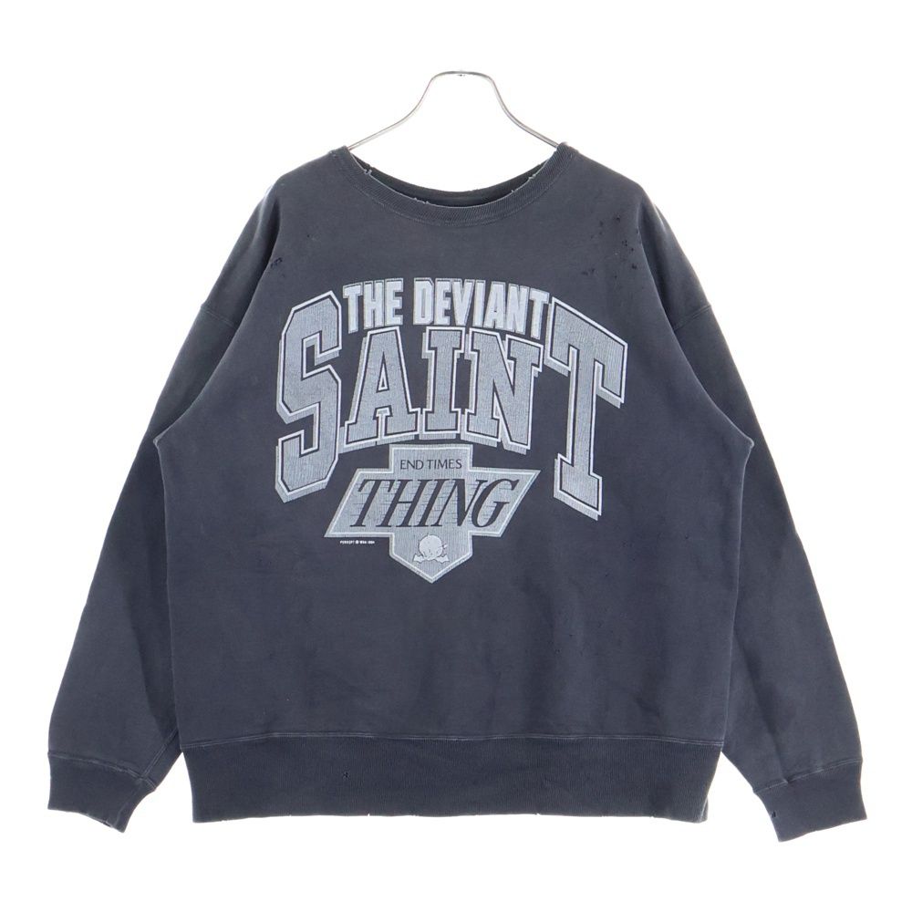 SAINT MICHAEL (セントマイケル) 25SS CRW-N SWEAT THE DEVIANT