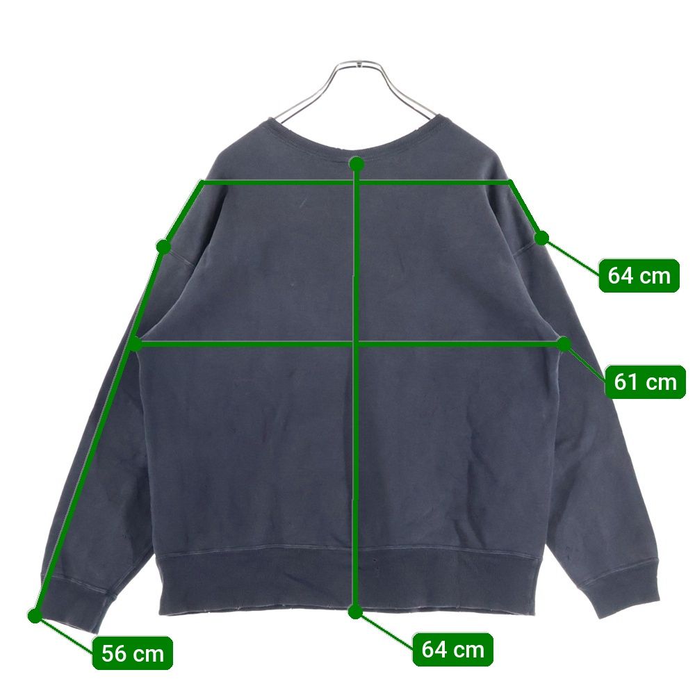 SAINT MICHAEL (セントマイケル) 25SS CRW-N SWEAT THE DEVIANT