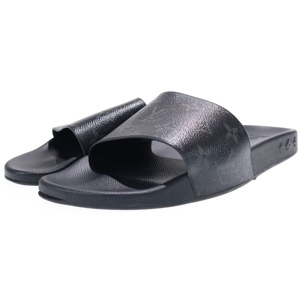 LOUIS VUITTON ルイヴィトン モノグラム ウォーターフロント ラインミュール サンダル ブラック