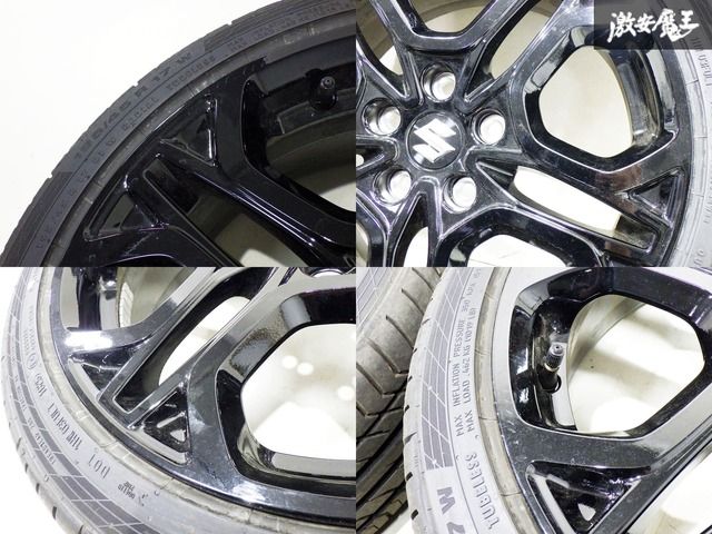 美品【新車外し】スズキ スイフトスポーツ 純正 17インチ アルミホイール ② 新車外し！】 スズキ純正 ZC33S スイフトスポーツ ファイナル