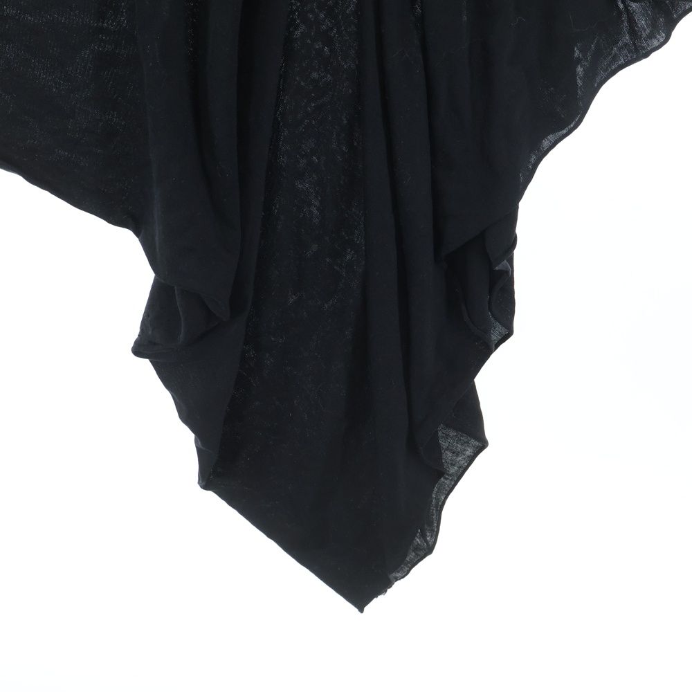 アシンメトリー ノースリーブシャツ