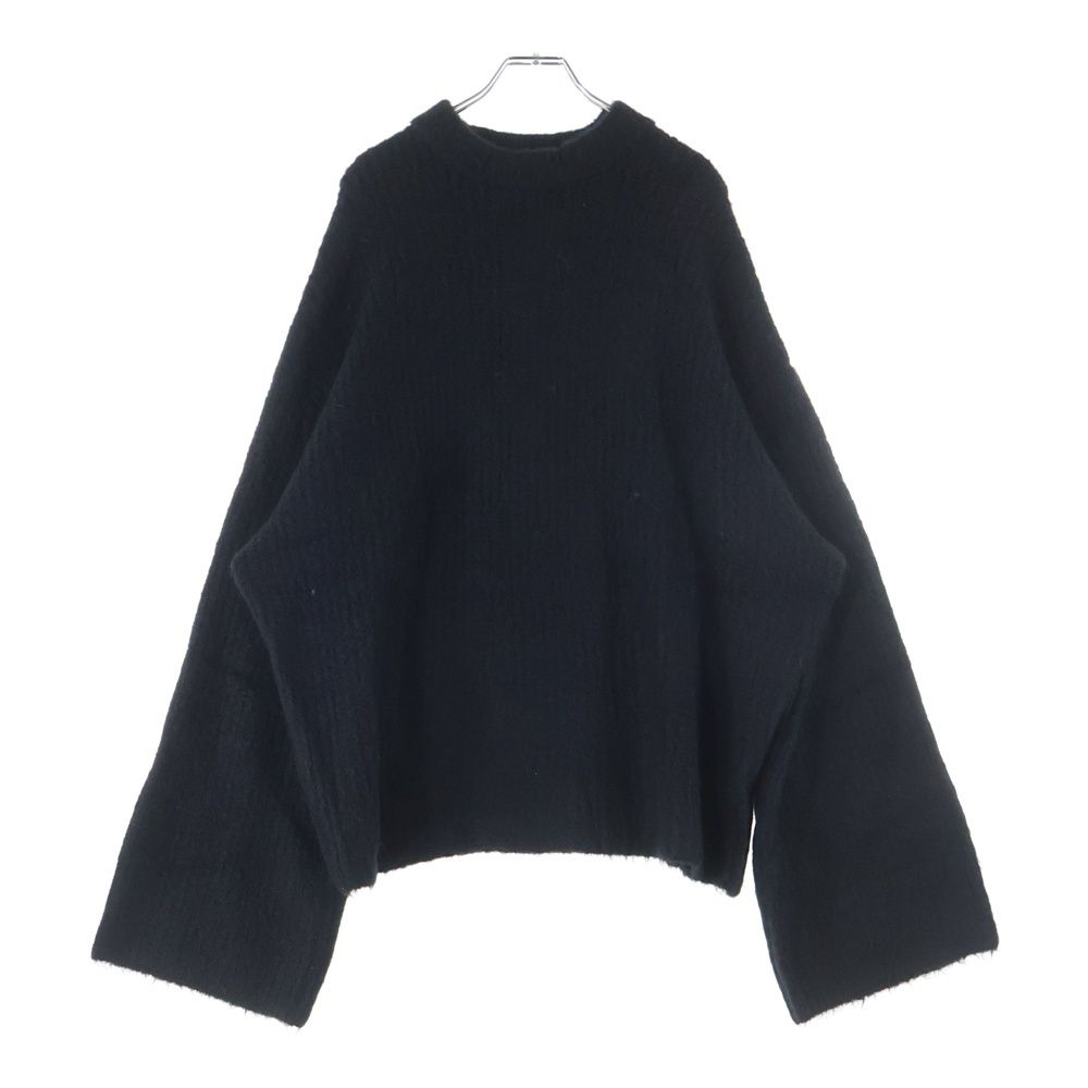 entire studios エンタイア スタジオ HEAVY KNIT CREW SWEATER ヘヴィー ニット クールネック セーター ブラック ES 2562