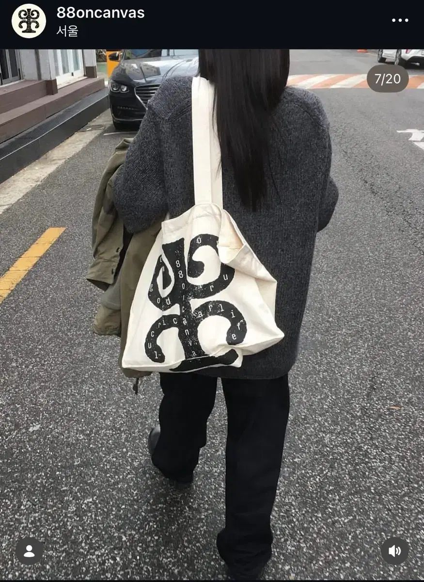 88 curate oncanvas オーガニック コットンバッグ