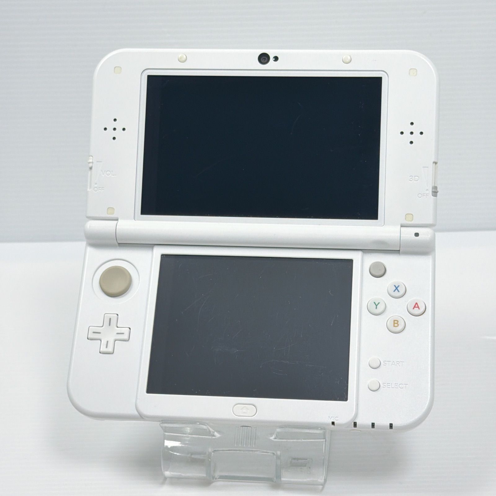 New ニンテンドー 3DSLL パールホワイト 上画面IPS液晶 遊べるセット