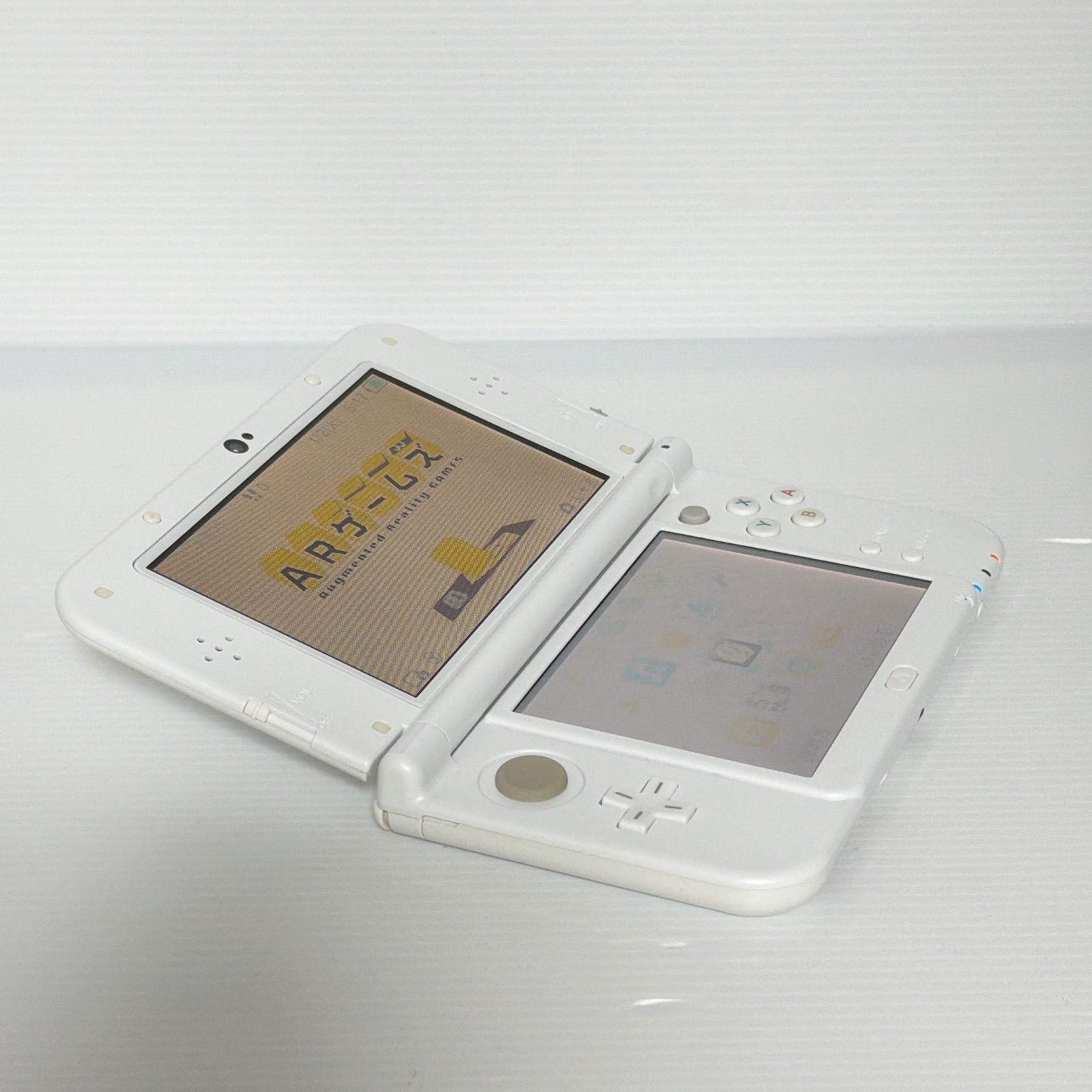 New ニンテンドー 3DSLL パールホワイト 上画面IPS液晶 遊べるセット