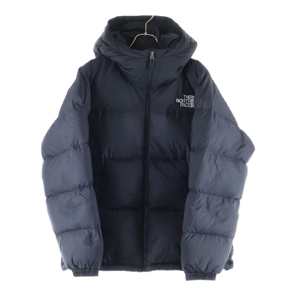 THE NORTH FACE ザノースフェイス NUPTSE HOODIE ND 92331 ヌプシ フーディー ロゴ刺繍 ダウンジャケット ブラック