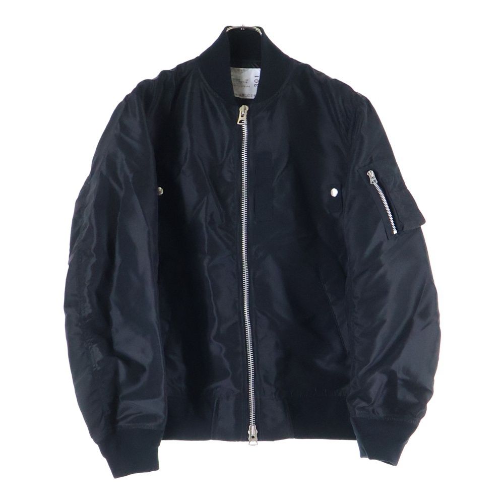 Sacai サカイ Nilon Twill Blouson SCM 301 ナイロン ブルゾンジャケット アウター ブラック