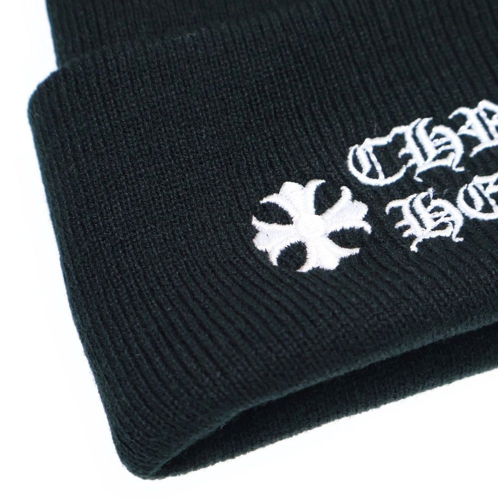 CHROME HEARTS (クロムハーツ) WATCH CAP ワッチキャップ ロゴ刺繍
