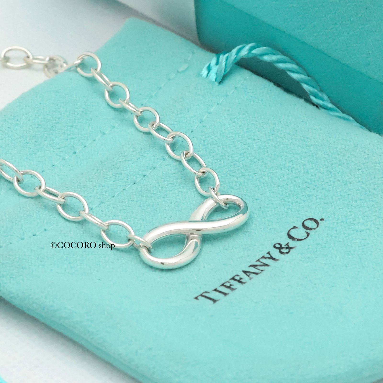 美品】ティファニー TIFFANY&Co. インフィニティ オーバル チェーン