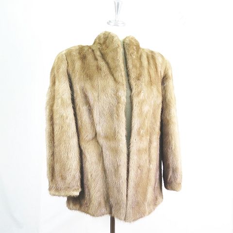 【中古】サガミンク SAGA MINK 銀サガ ミンク ファー ハーフコート 毛皮 F ブラウン 2sa6927 サガミンク SAGA MINK 銀サガ ミンク ファー ハーフコート 毛皮 F
