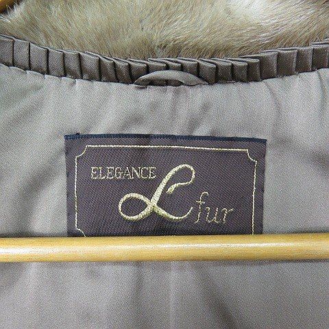 サガミンク SAGA MINK 銀サガ ミンク ファー ハーフコート 毛皮 F