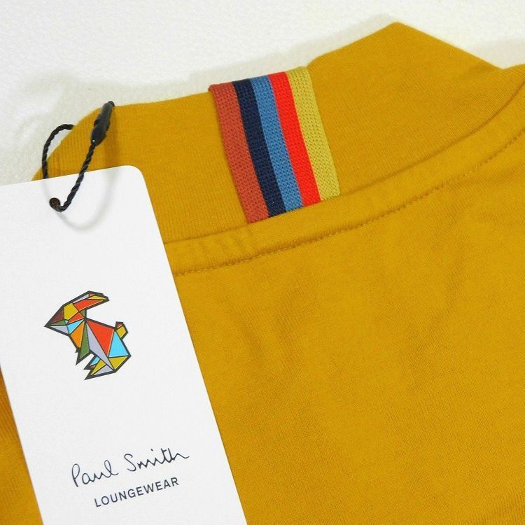 新品 ポールスミス モックネック 長袖カットソー M イエロー