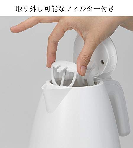 DeLonghi デロンギ De Longhi電気ケトル アクティブ シリーズ W イタリアンデザイン 1 0 L ワンプッシュオープン 異物混入防止フィルタ 見やすい水量計 電源コードホルダー トゥルーホワイト ファ b 859 fc 6 a その他 キッチン 食器