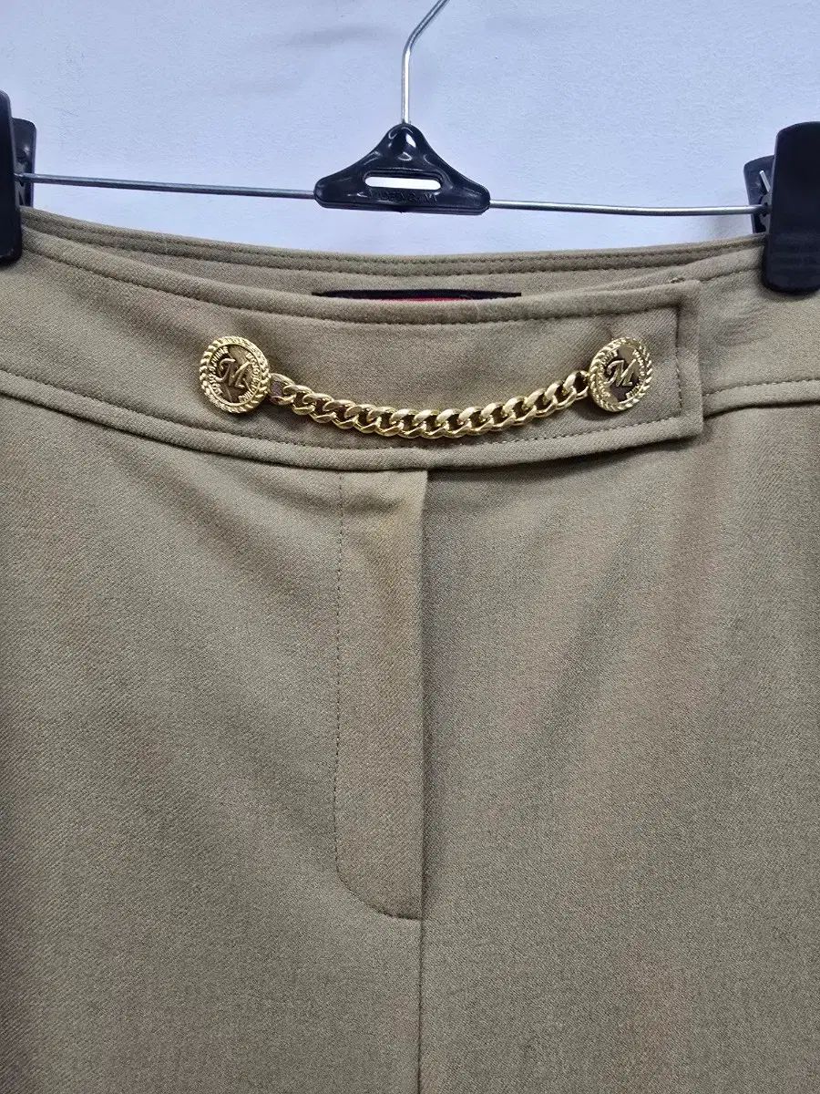 MOJO S PHINE モジョエスピン GOLDチェーン ウール96 約WIDE スラックス