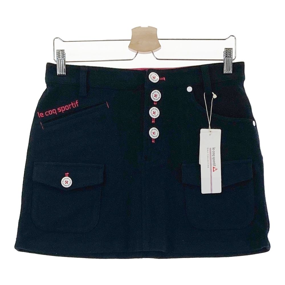 サイズ：9 LE COQ GOLF ルコックゴルフ スカート ブラック系