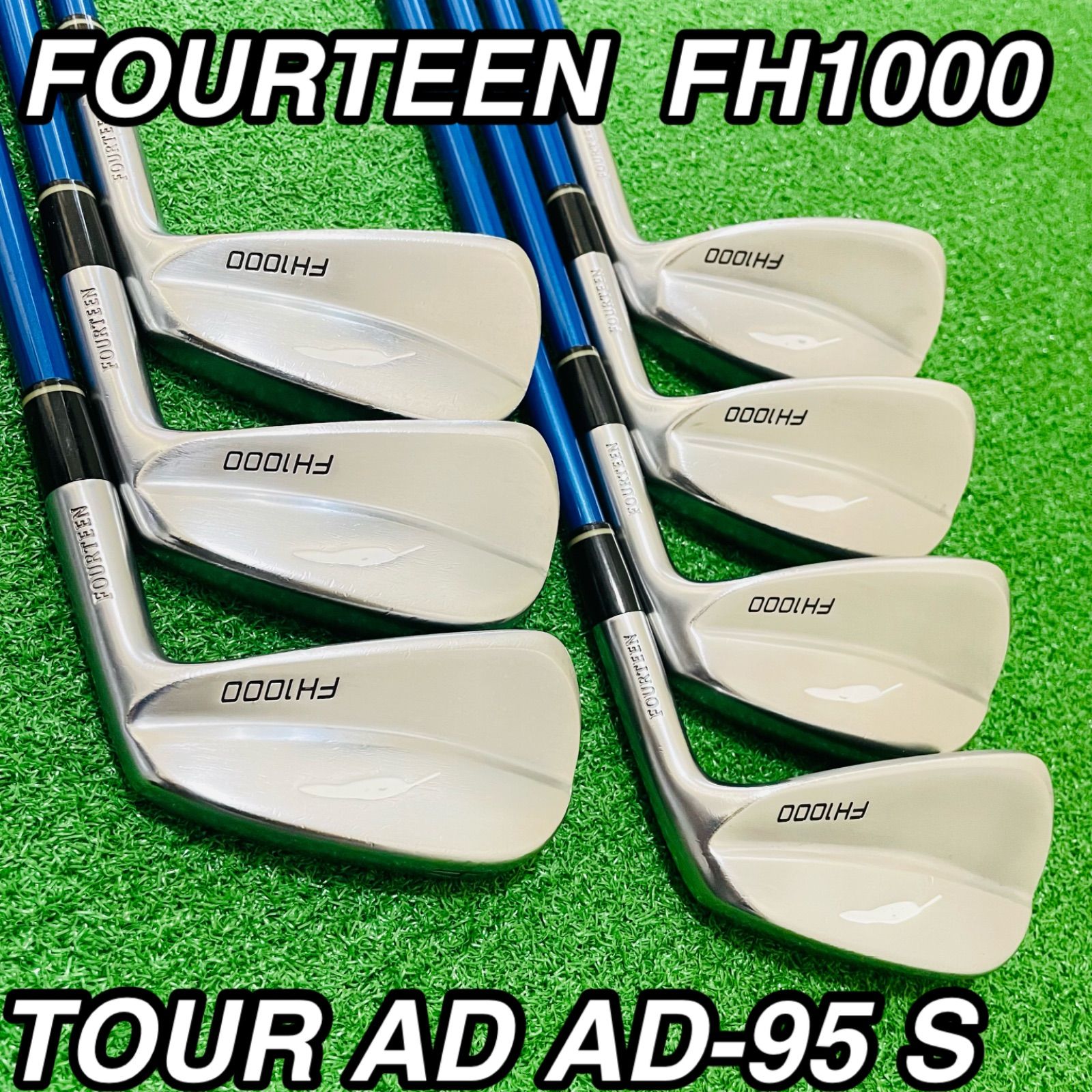 9477 FH 1000 フォーティーン TOUR AD 95 S メンズ 右利き アイアン7本セット 4 5 6 7 8 9 P 匿名配送