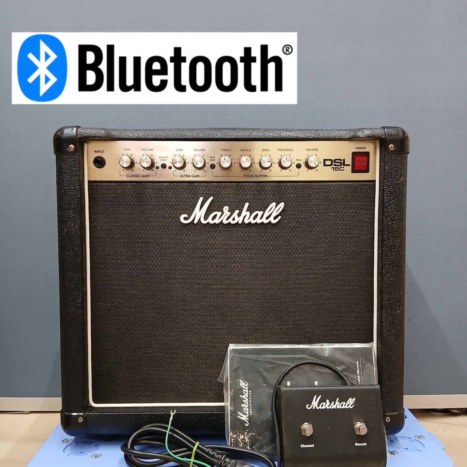 Marshall DSL 15 C ギターアンプ Bluetooth機能搭載 フットスイッチ付き