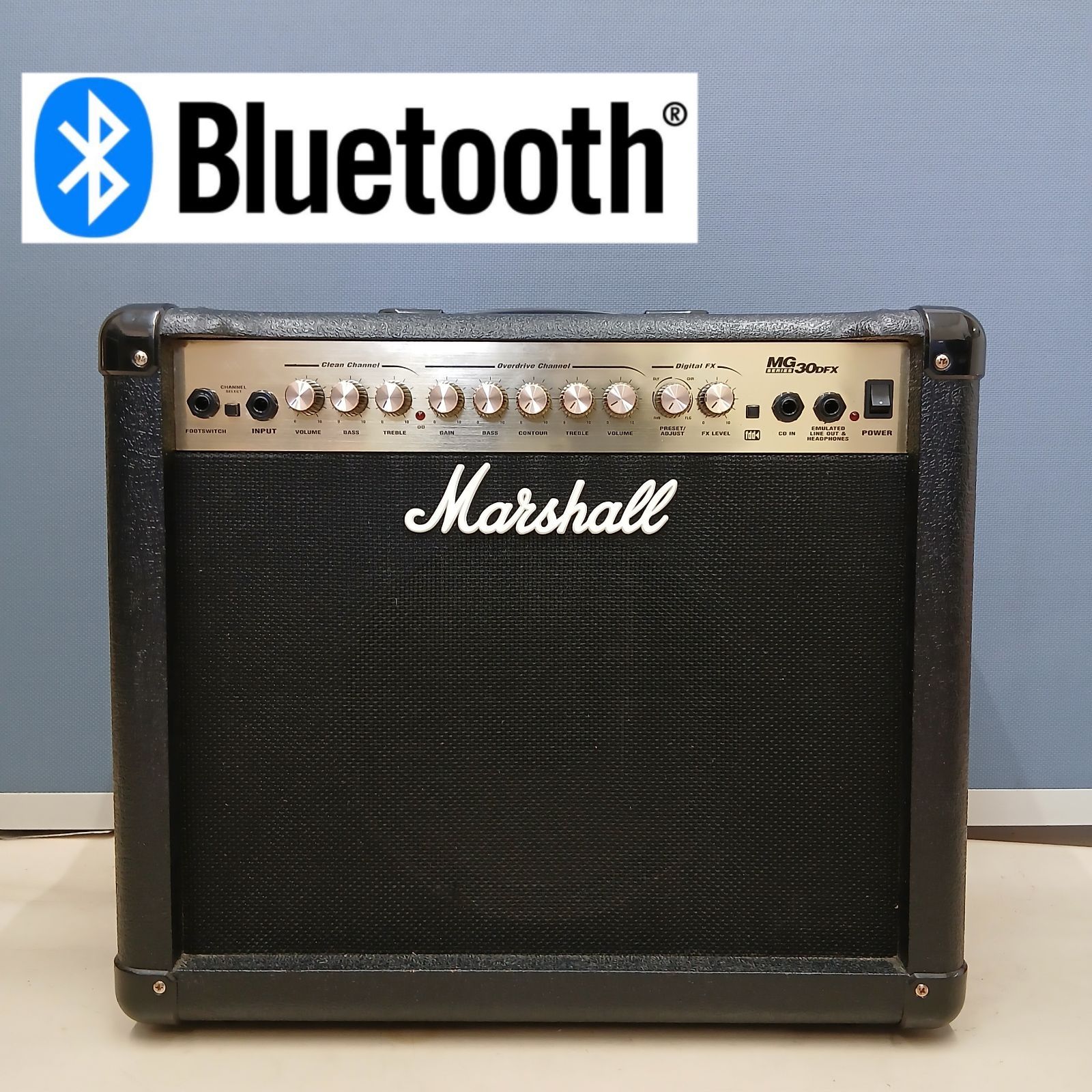 Marshall MG 30 DFX ギターアンプ Bluetooth機能搭載