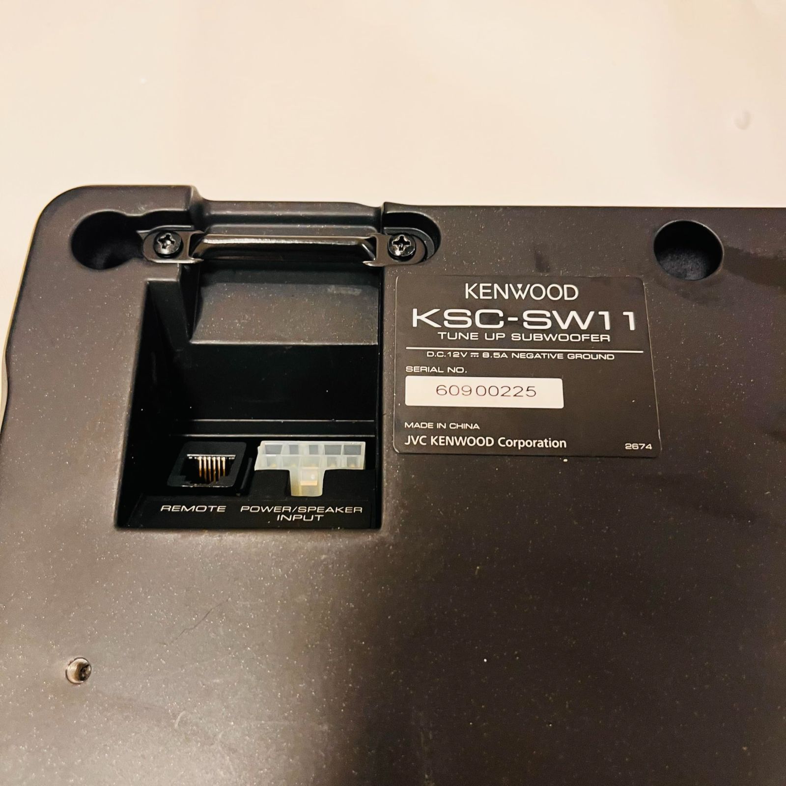 ケンウッド RCA チューンアップサブウーファーシステム KSC-SW11