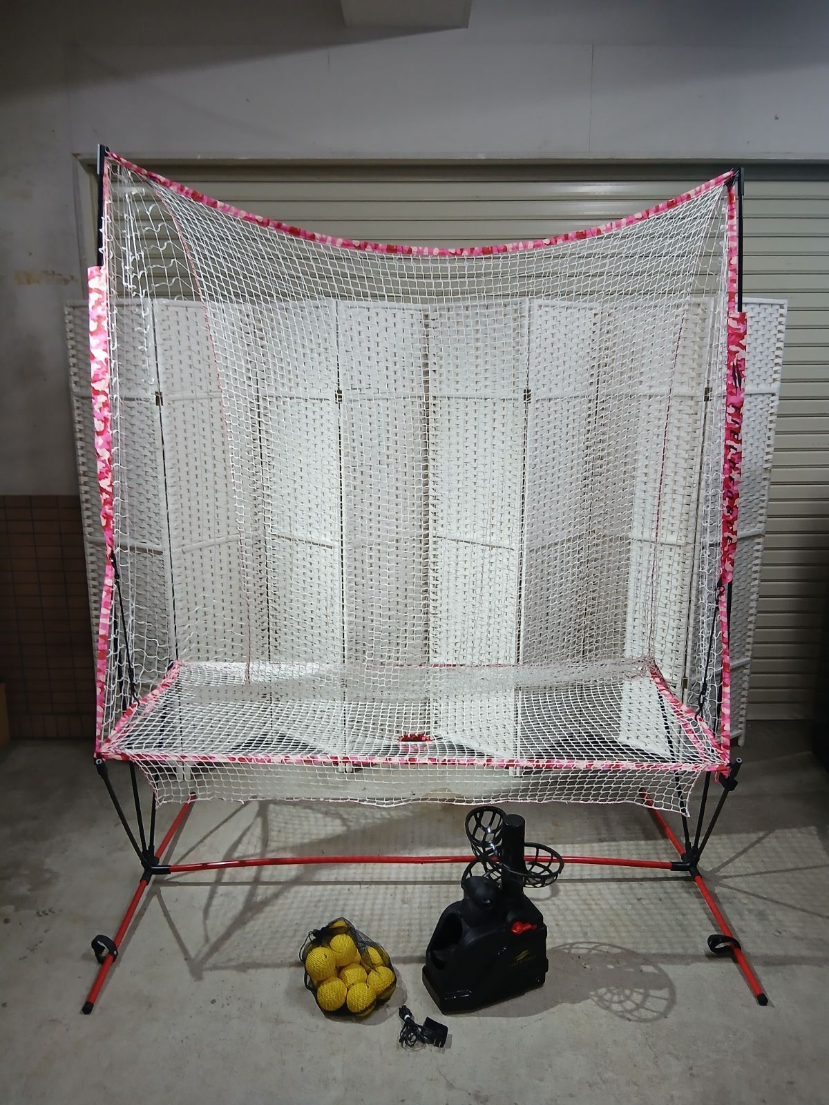 FIELDFORCE フィールドフォース トスマシン フロントトス ネット ボール 付き