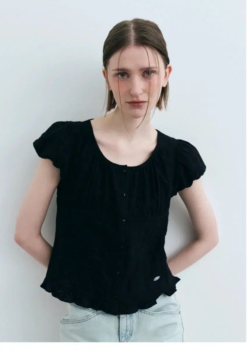 マリテフランソワジルボー パフ レース ブラウス