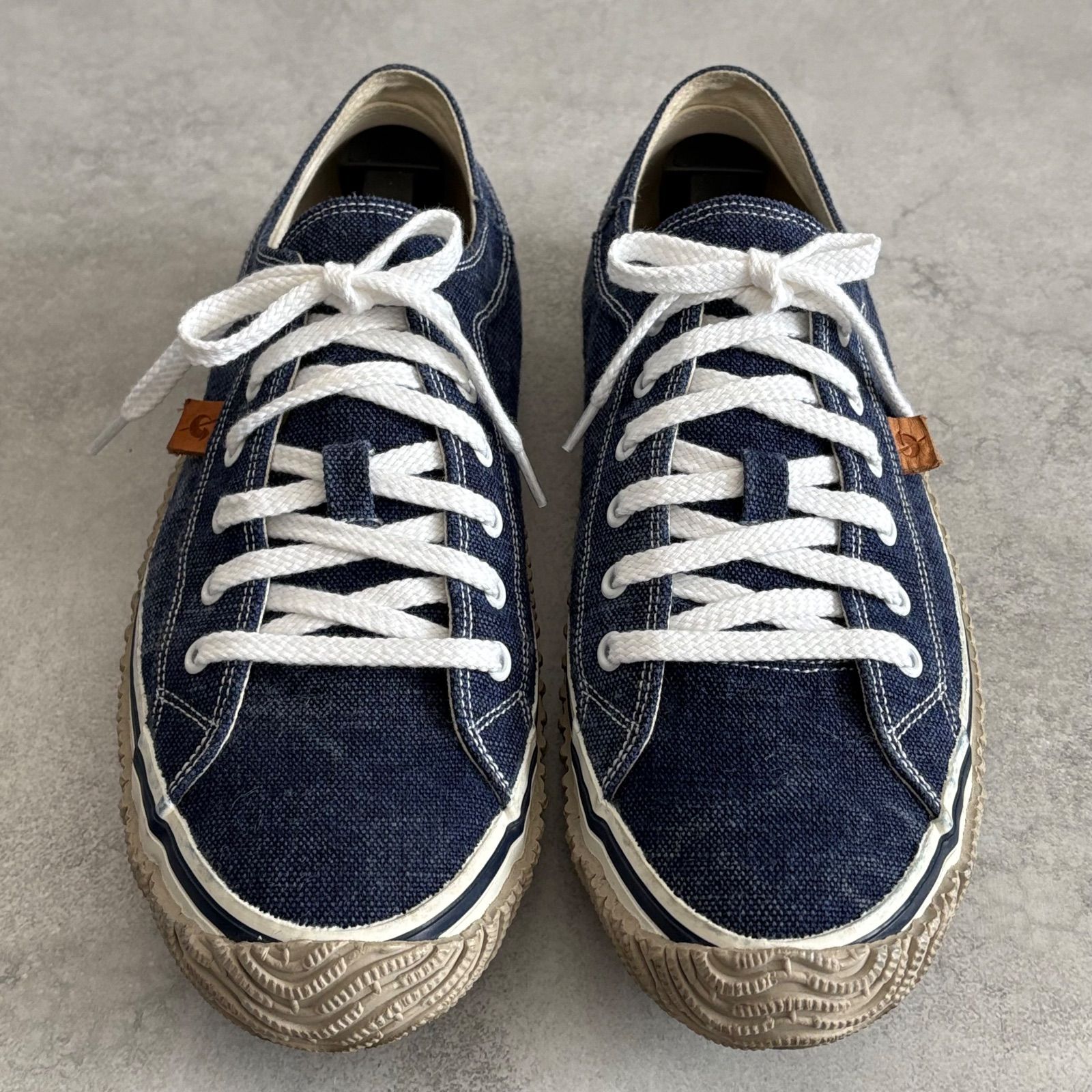 SPINGLE MOVE スピングルムーブ デニムスニーカー LOW シューズ 靴 インディゴ 日本製 ネイビー L