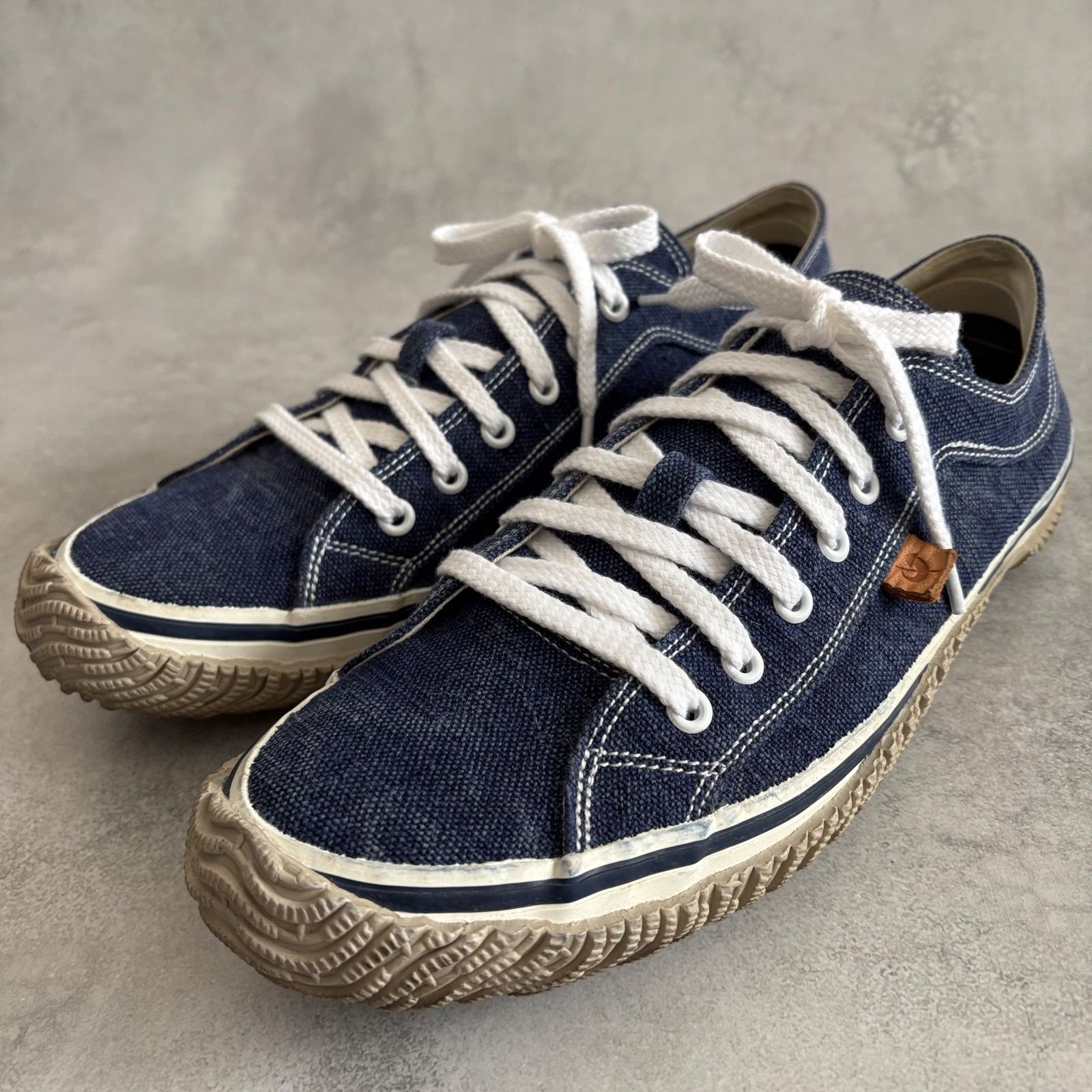 SPINGLE MOVE スピングルムーブ デニムスニーカー LOW シューズ 靴 インディゴ 日本製 ネイビー L