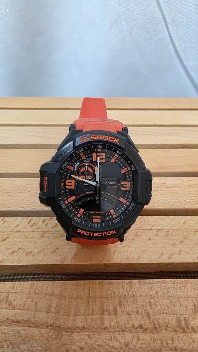 G SHOCK ジーショック オレンジ ブラック リストウォッチ