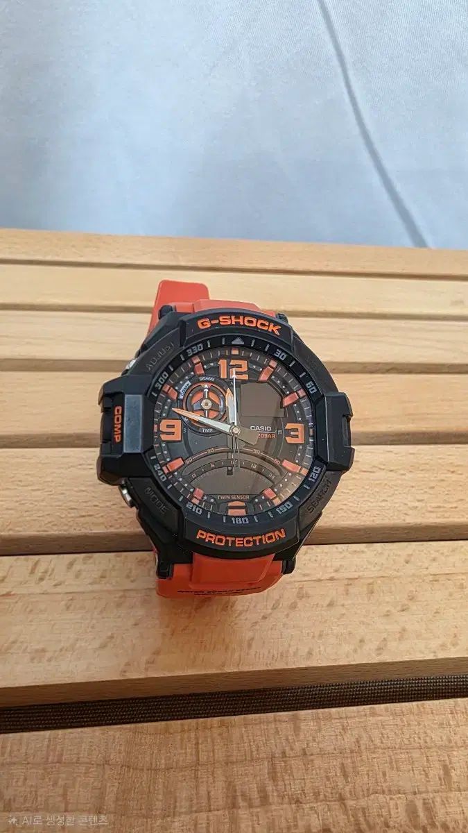 G SHOCK ジーショック オレンジ ブラック リストウォッチ