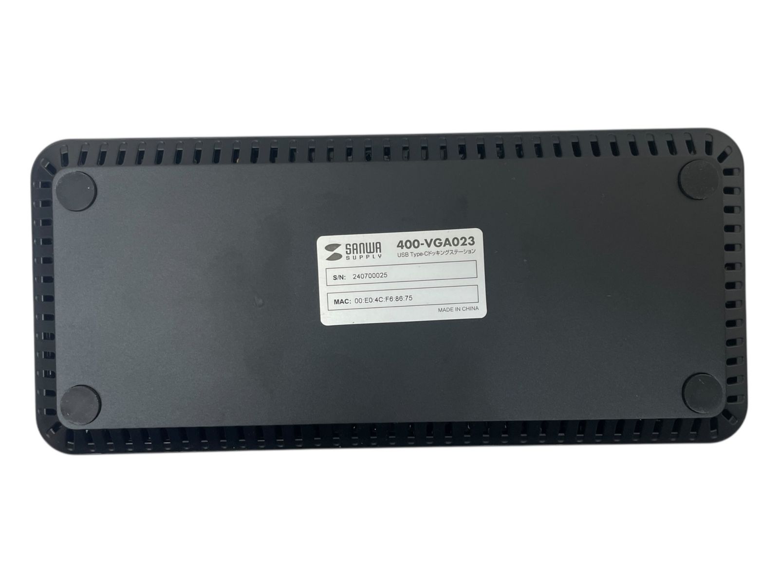 SANWA SUPPLY サンワサプライ USBハブ Type Cドッキングステーション 400 VGA 023 ブラック 家電 045