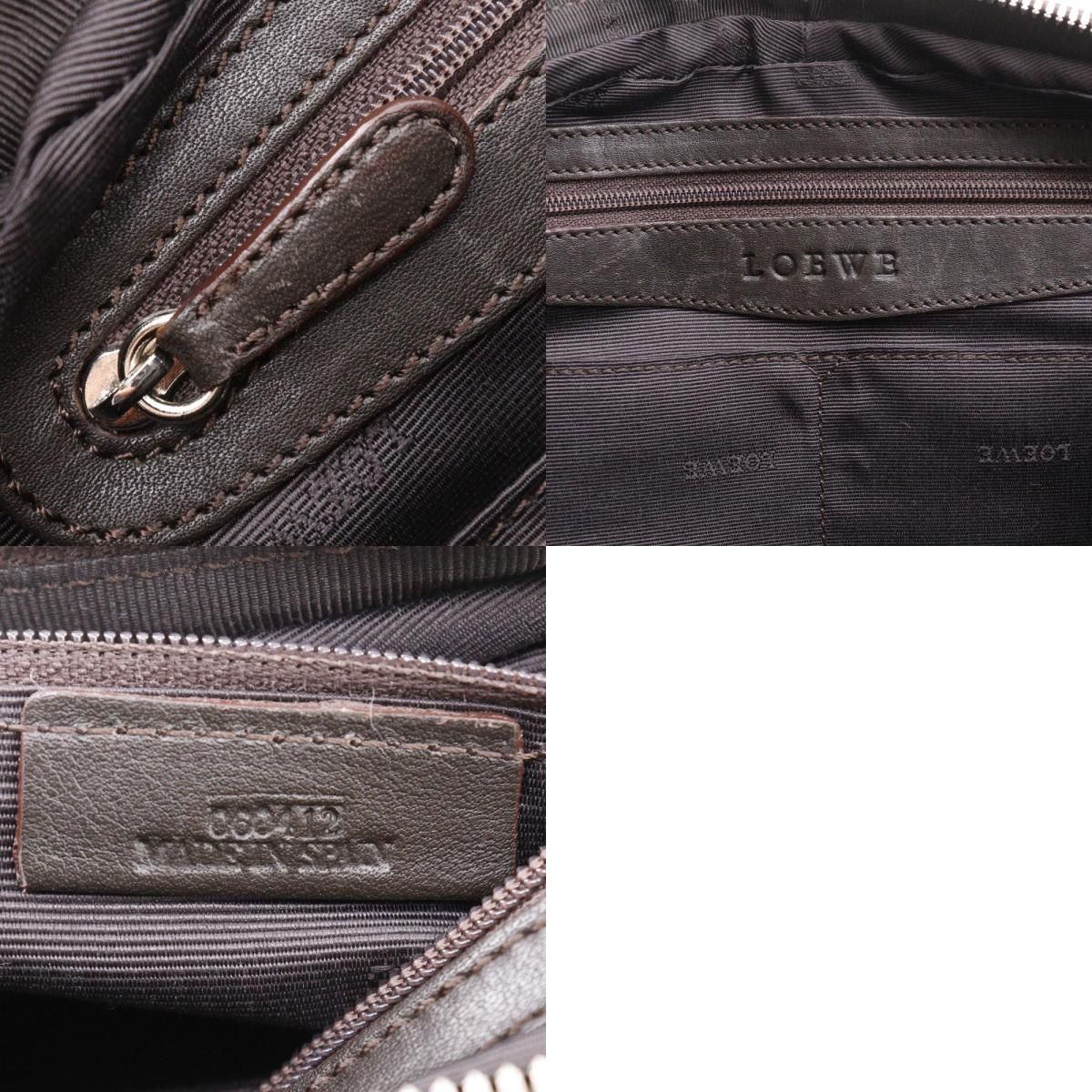 LOEWE】ロエベ センダ アナグラム ハンドバッグ キャンバス ベージュ 