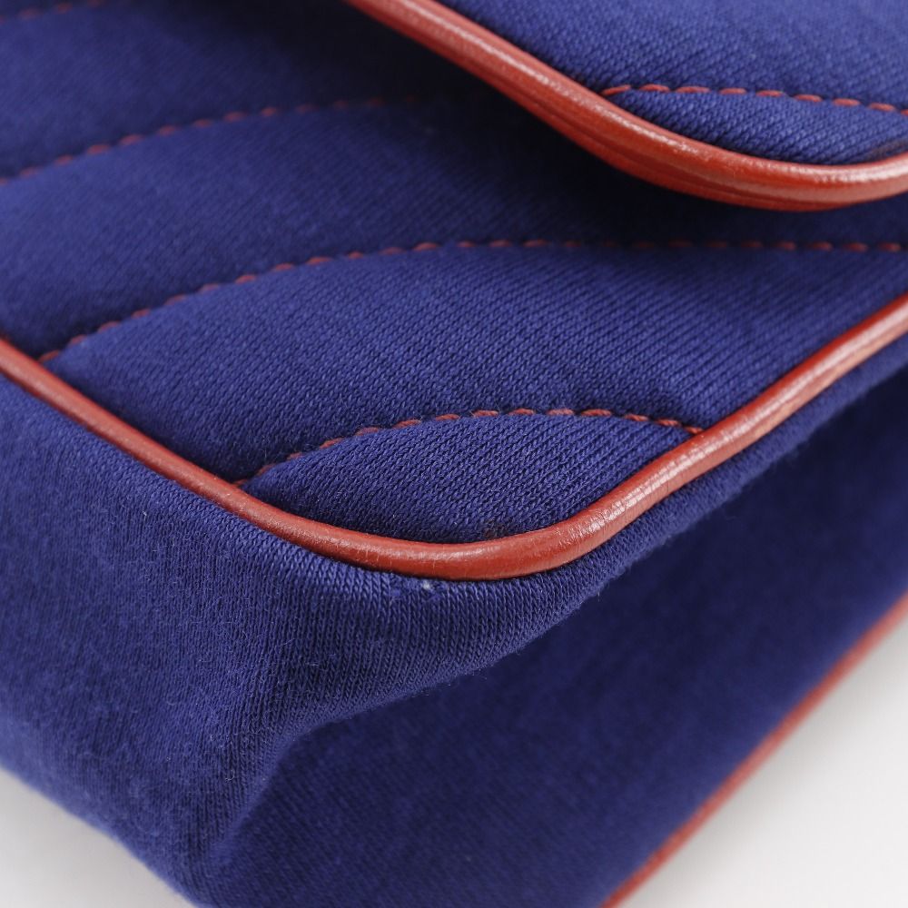 CHANEL】シャネル ダブルチェーンショルダー Vステッチ ライオン