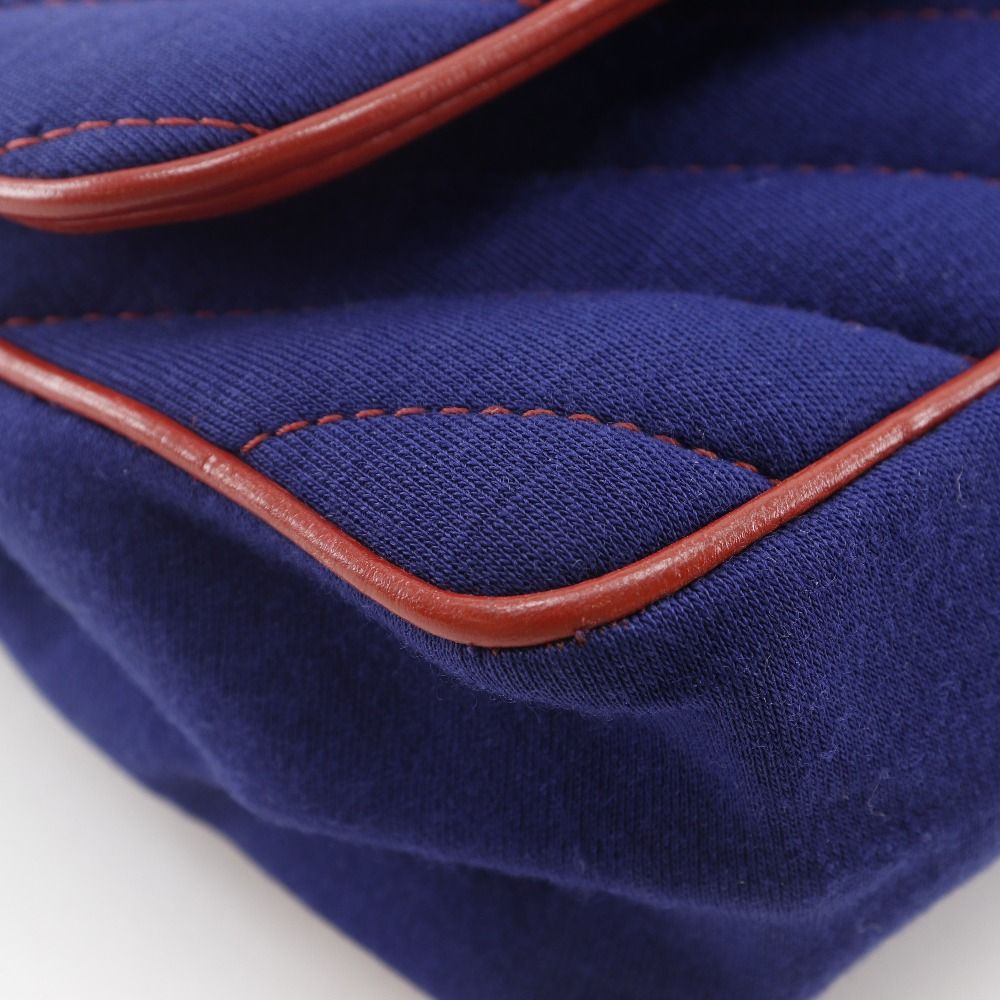 CHANEL】シャネル ダブルチェーンショルダー Vステッチ ライオン