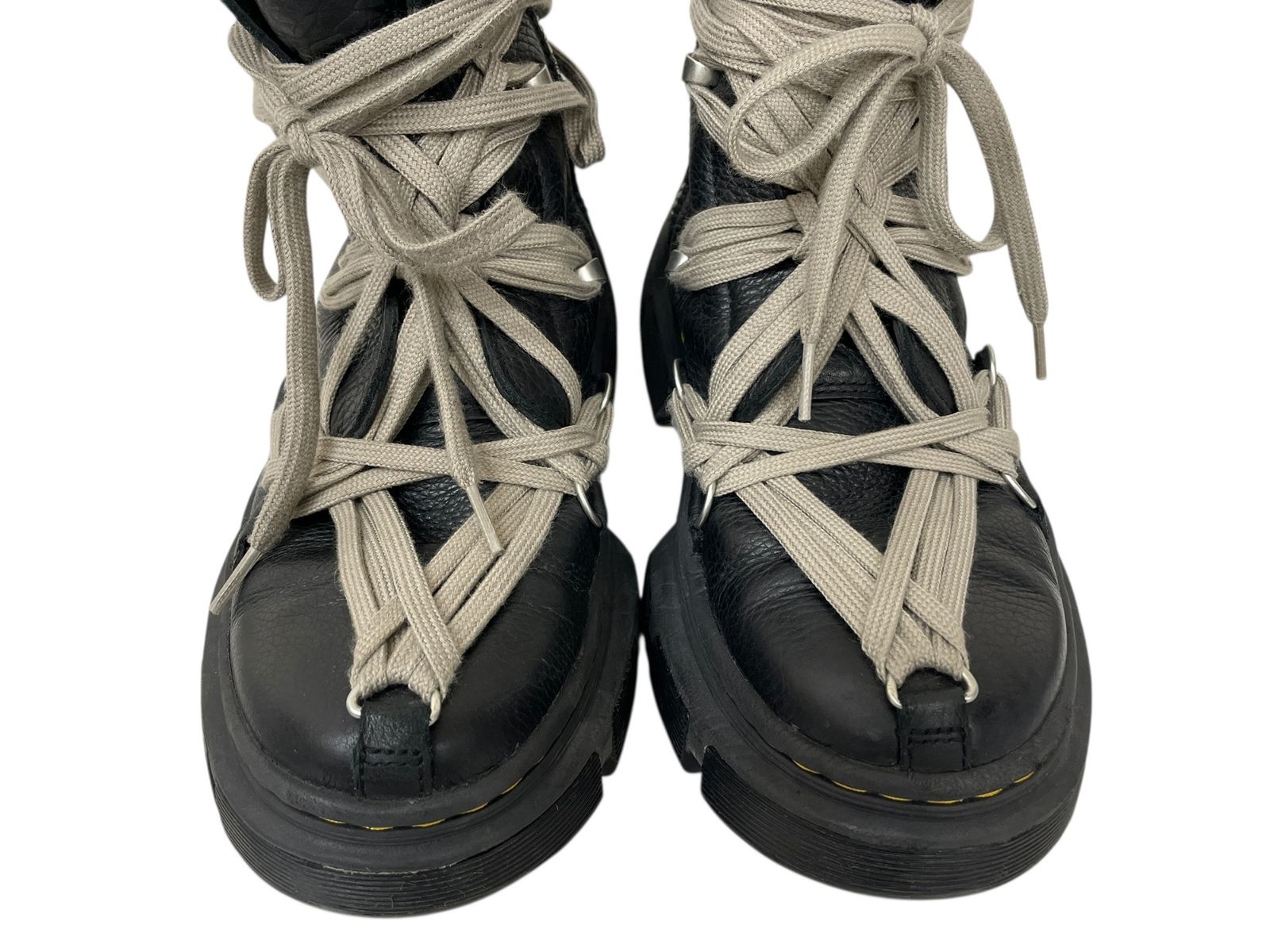  Dr Martens ドクターマーチン Rick owens リックオウエンス 1460 DMXL Mega Lace Boot メガレースブーツ KV 10 Y 27 cm US 9 ブラック メンズ 045 その他 ブーツ 革靴