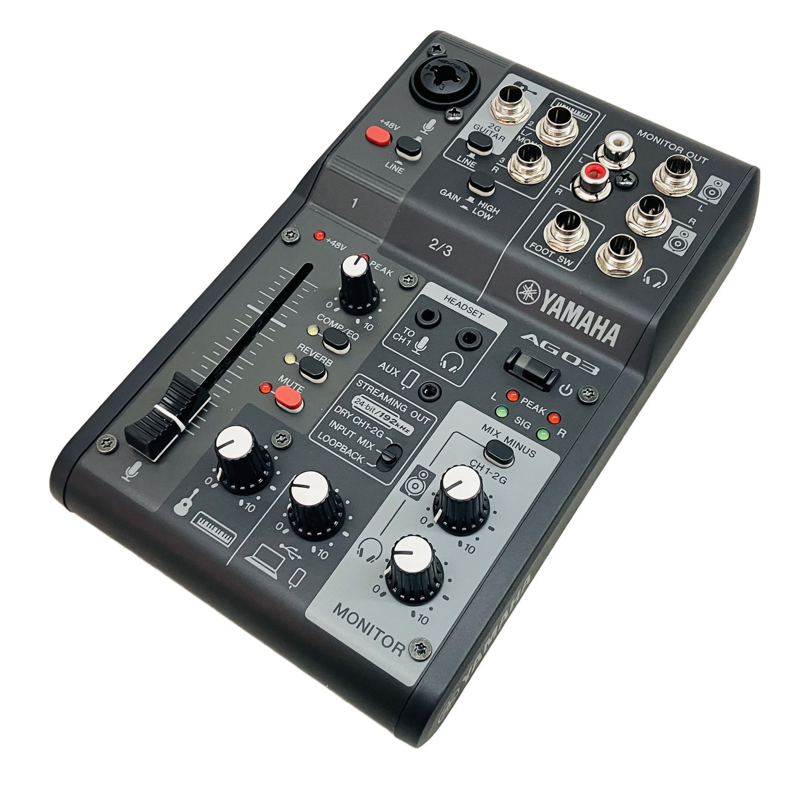 YAMAHA AG 03 MK 2 ブラック ライブストリーミング ミキサー コンソール ヤマハ 音響機材