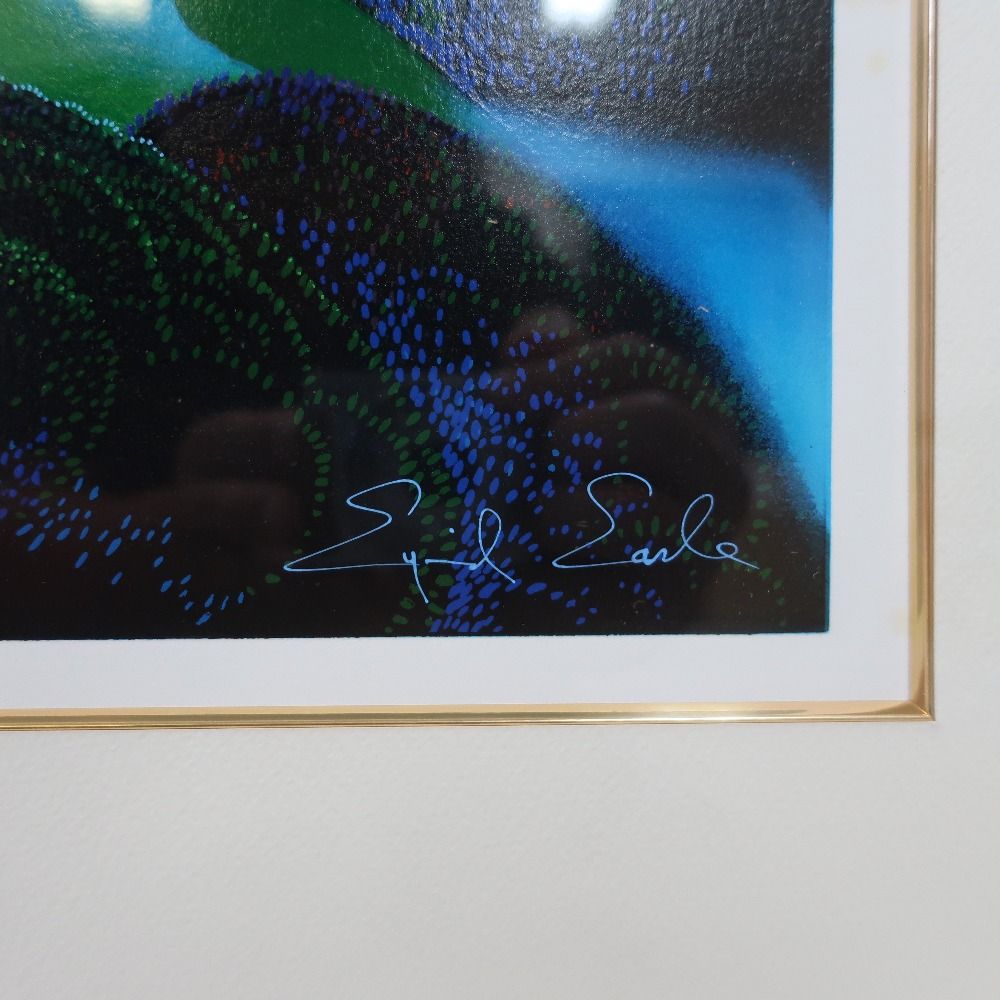 アイベンロール【霧に濡れた山】 シルクスクリーン 312/350 ユニ