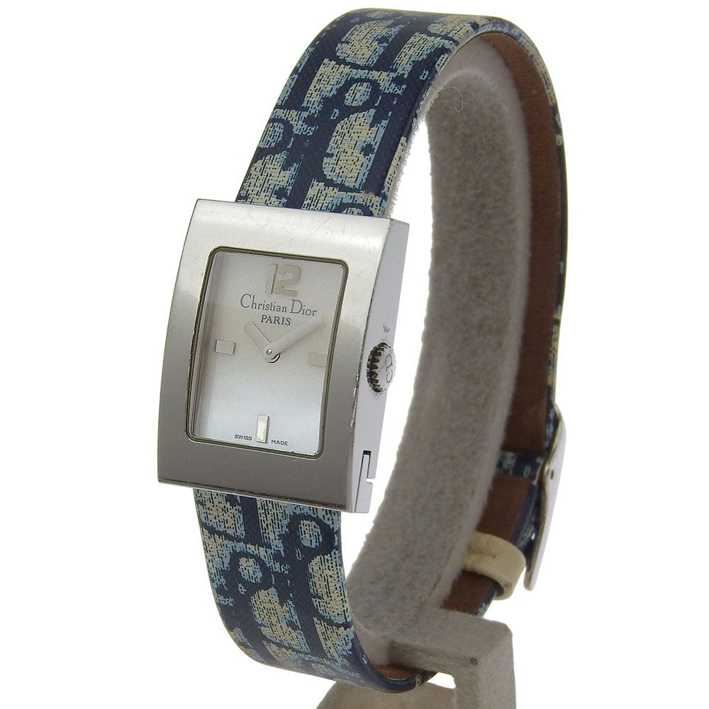 Dior】ディオール マリス D78-109 ステンレススチール×レザー クオーツ