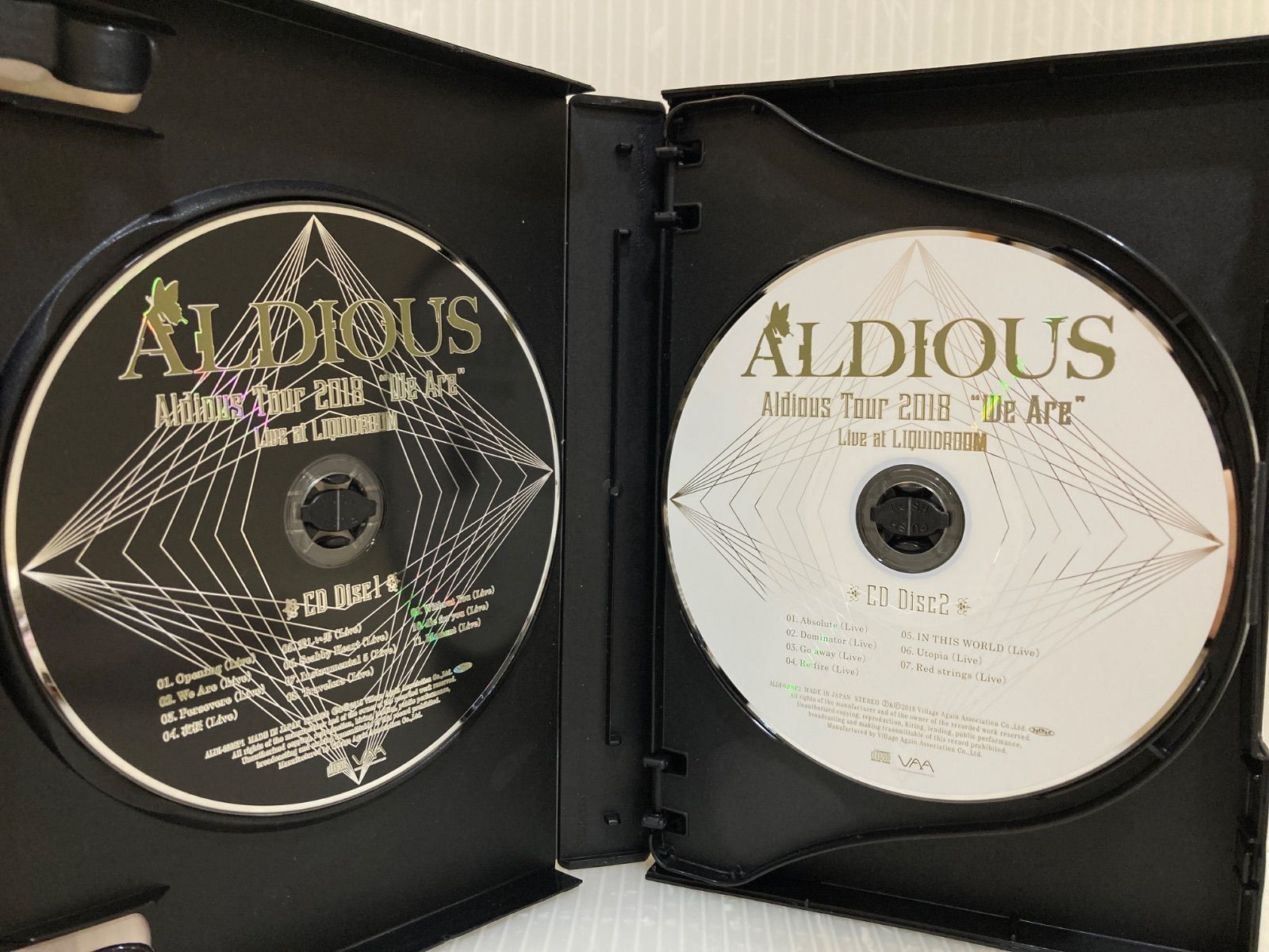 ALDIOUS アルディアス・ツアー 2018 ”ウィ・アー” ライヴ・アット