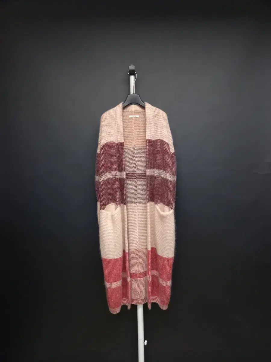 システム 秋冬 ウール カシミアブレンド マキシ ロング カーディガン F 44 77