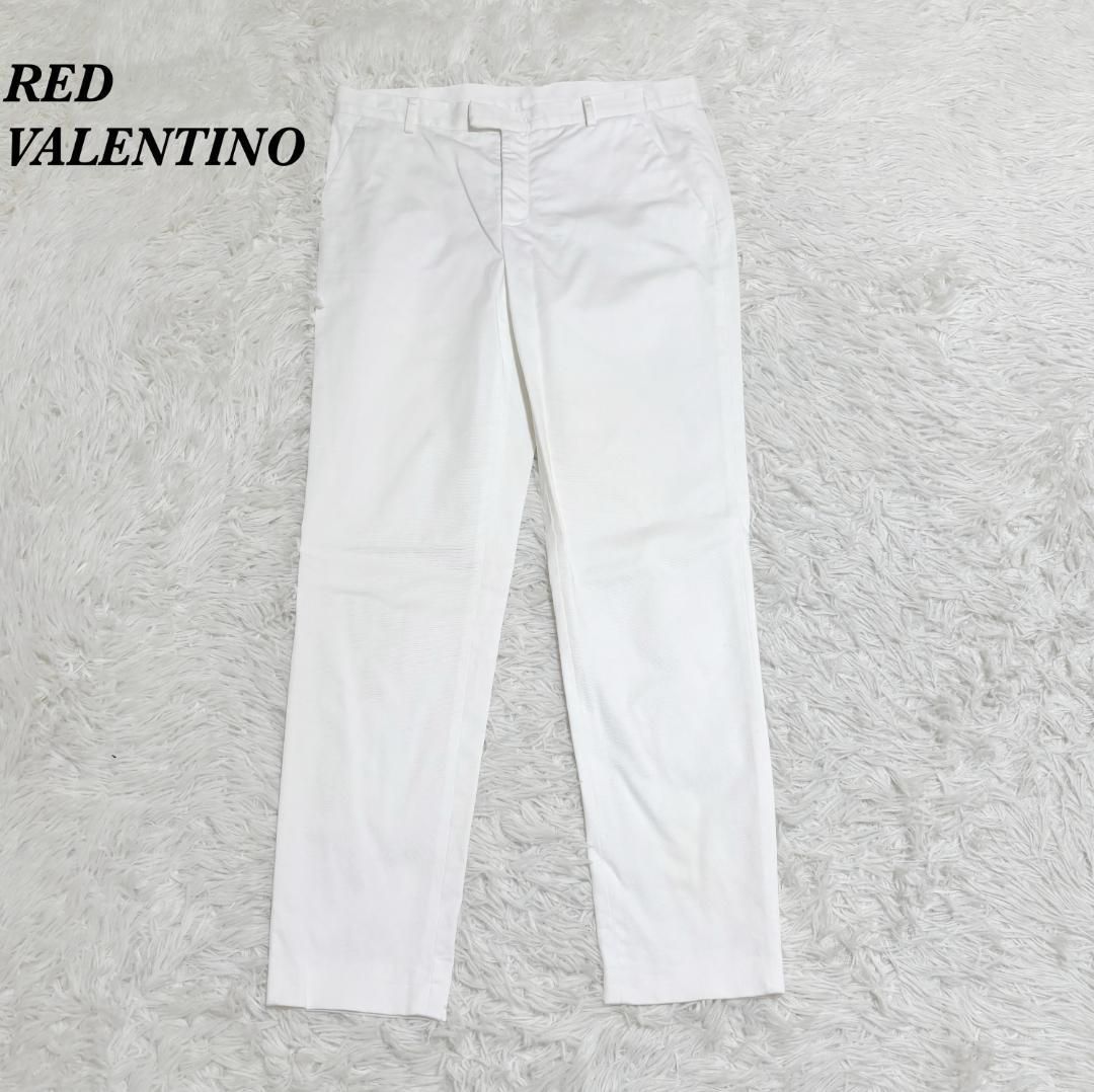 RED テーパード チノパンツ 42 ホワイト