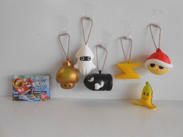 Kiv 05 DC マリオカート8 ふにゅふにゅ マスコット 全6種 アカこうら