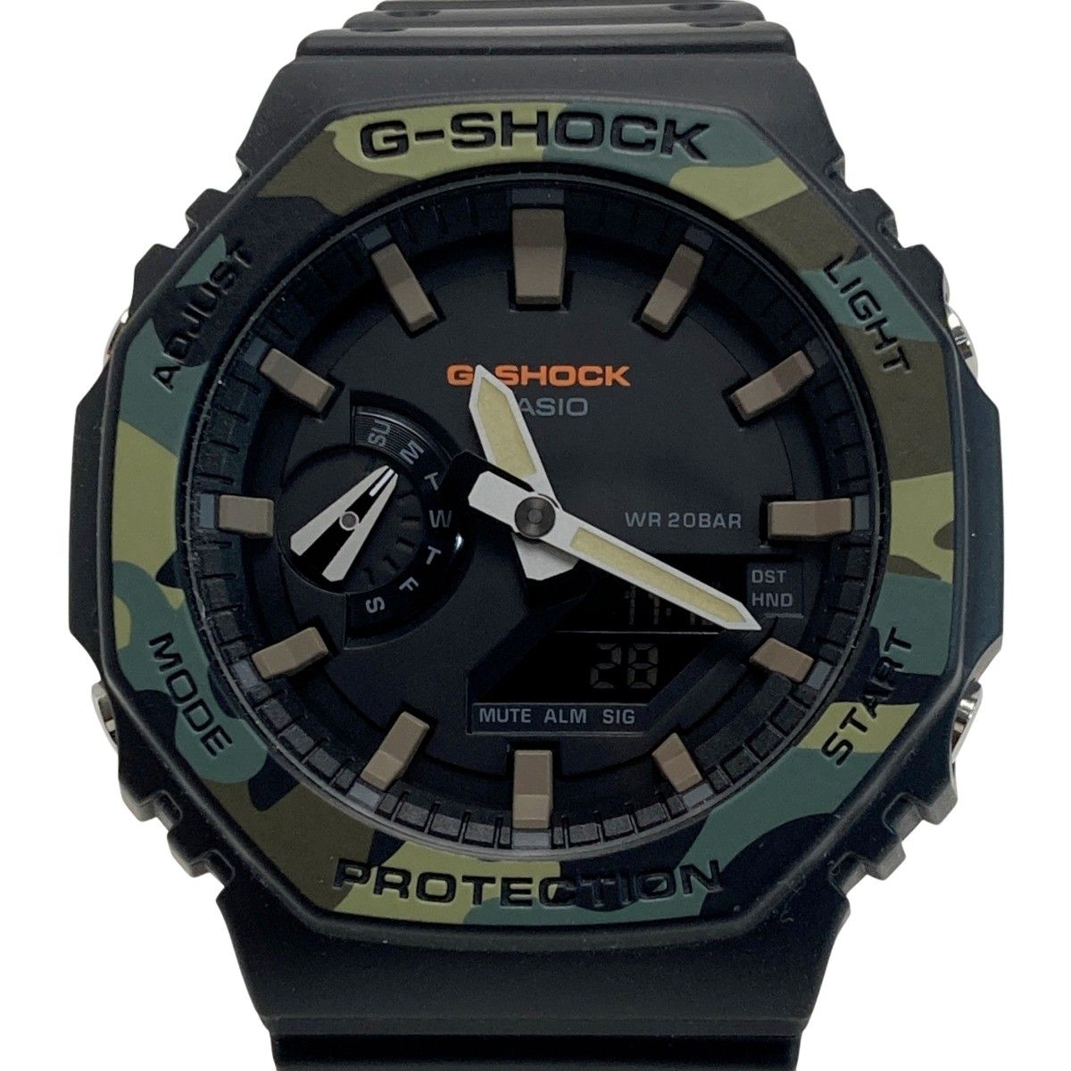 CASIO カシオ G SHOCK GA 2100シリーズ カモフラージュ 2100 SU 1 AJF クォーツ メンズ 腕時計