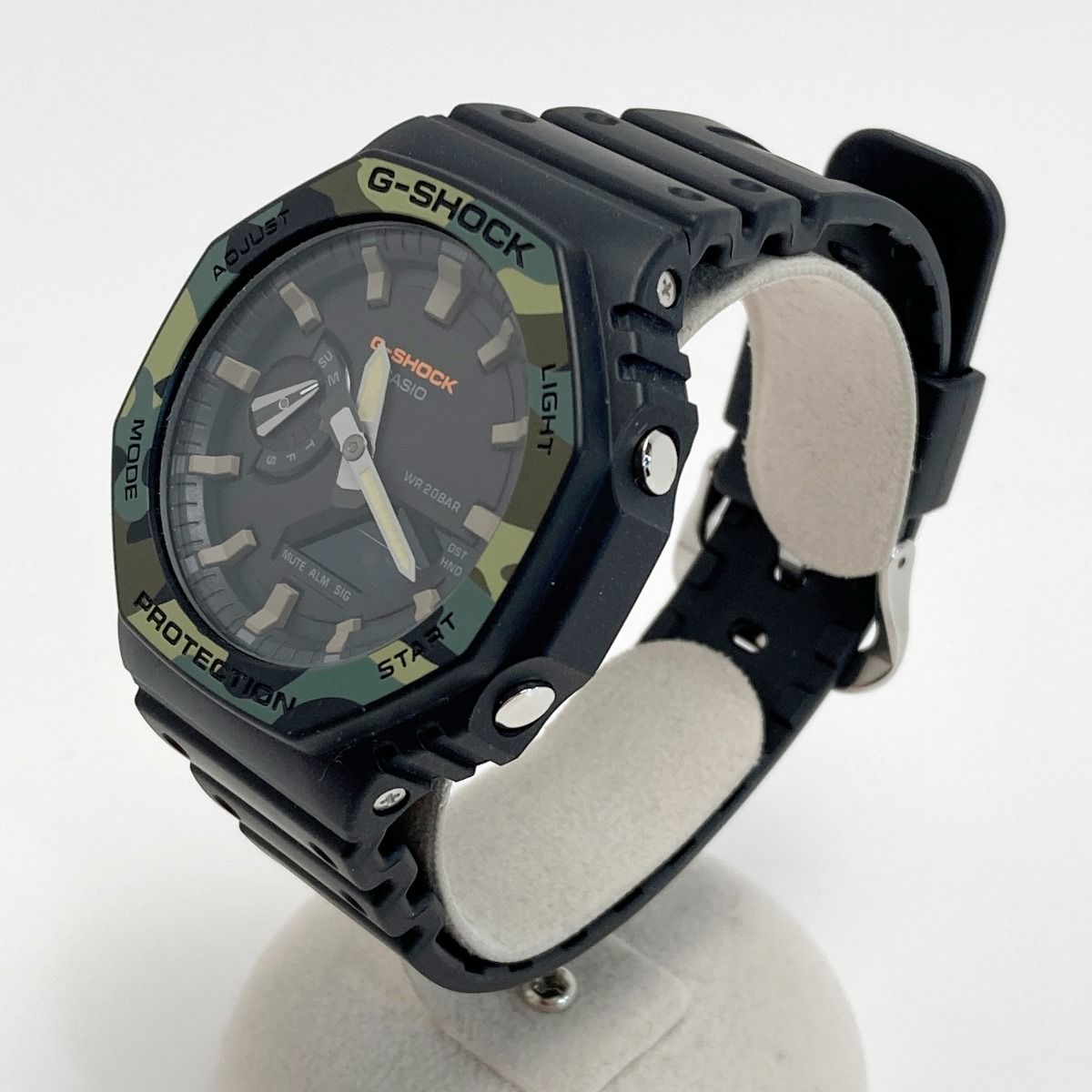 CASIO カシオ G SHOCK GA 2100シリーズ カモフラージュ 2100 SU 1 AJF クォーツ メンズ 腕時計