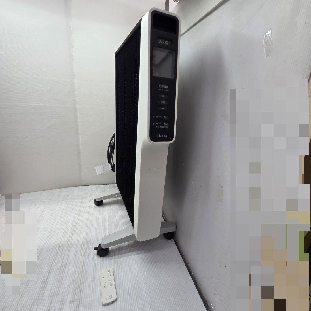 1 S 01129 sirica シロカ 遠赤 軽量ヒーター かるポカ SN M 351 2025年製 10畳 リモコン 暖房 ヒーター 家電