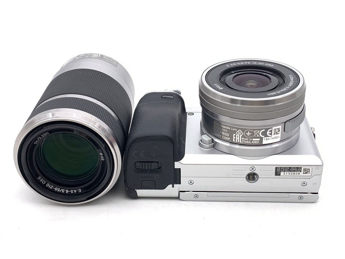  ソニー α6400 ダブルズームレンズキット シルバー ILCE 6400 Y S ミラーレス一眼 デジタルカメラ
